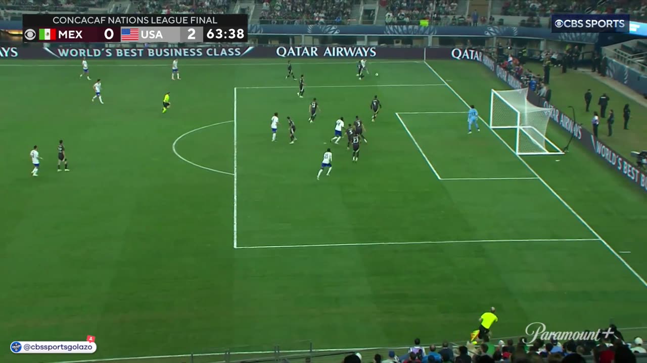 Gio Reyna’a goal in the Concacaf final against Mexico.