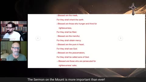 The Sermon on the Mount is more important than ever! Part 1