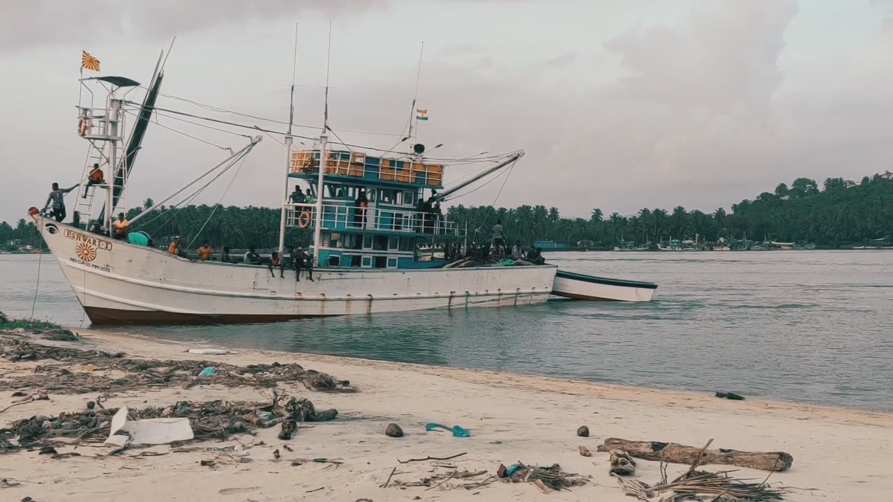 Surrounded by sea