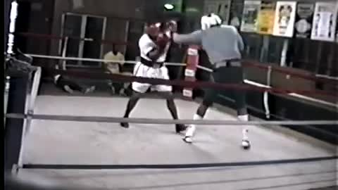 young mike tyson sparring