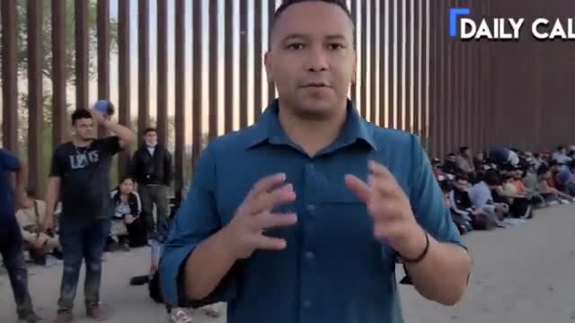 In the past 60 minutes we witnessed around 800 migrants cross illegally into Yuma. The majority men