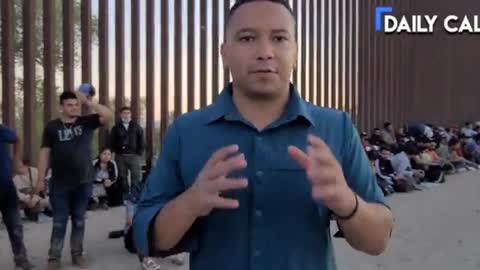 In the past 60 minutes we witnessed around 800 migrants cross illegally into Yuma. The majority men