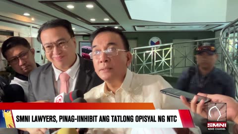 SMNI lawyers, pinag-iinhibit ang tatlong opisyal ng NTC