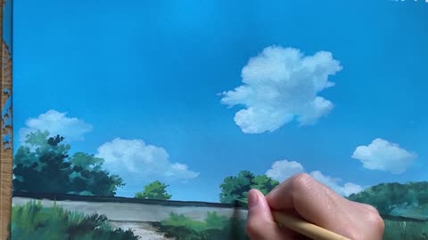 From the summer under the brush, it feels wonderful, and the process is very suitable for learning
