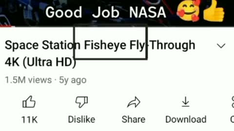 NASA's fisheye admission