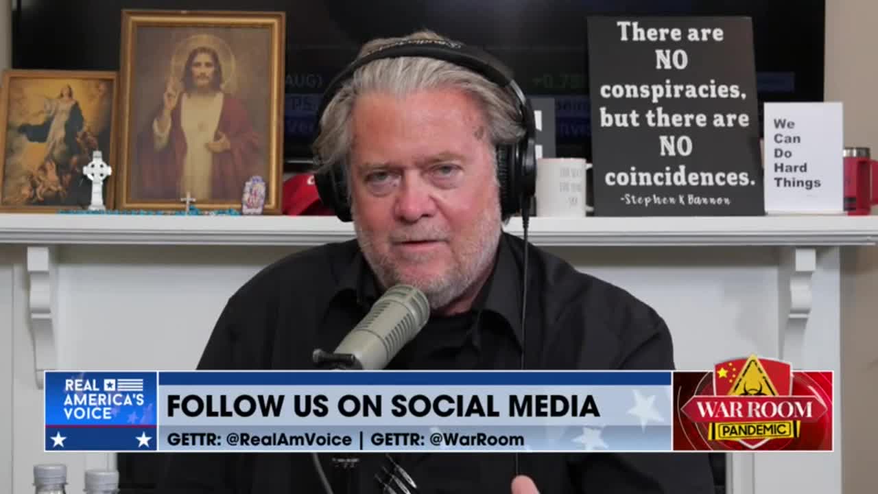 Bannon "We are not going to stop, so if your going to bring it and bring it hard"