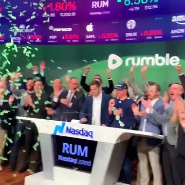 Congrats to all my Amigos at Rumble on this Historic Day!!! YUUUGE THINGS COMING!!!