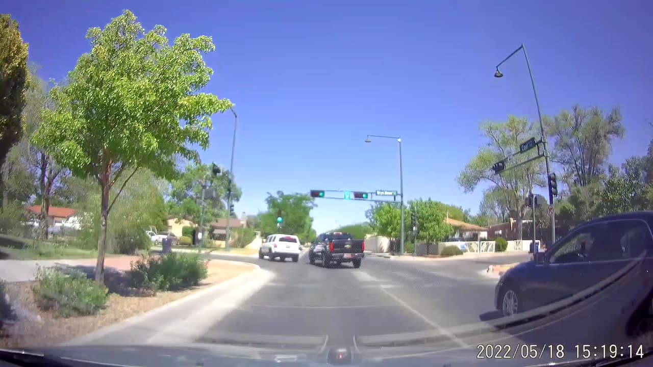 Truck Tries To Turn