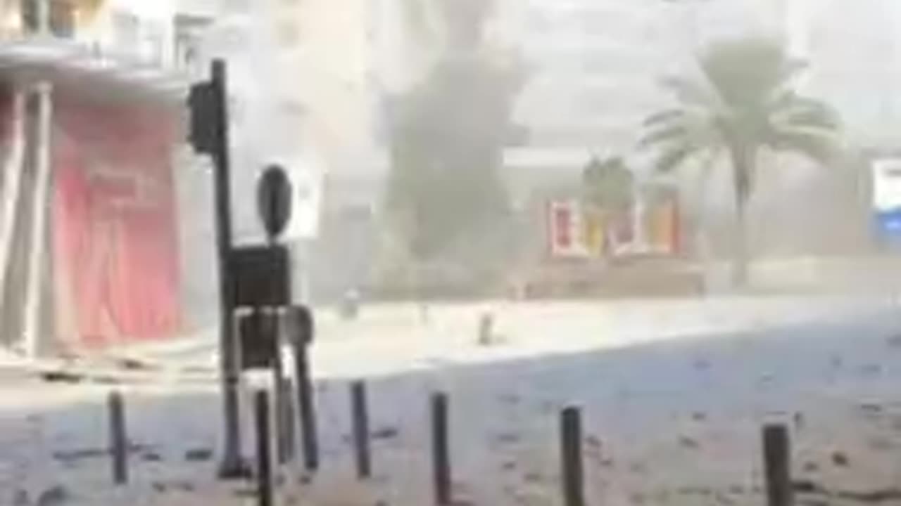 Footage shows the aftermath of Israeli airstrike on Beirut's Dahiyeh