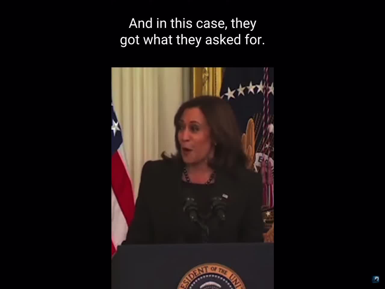 Kamala Harris laughing at your pain We are witnessing evil