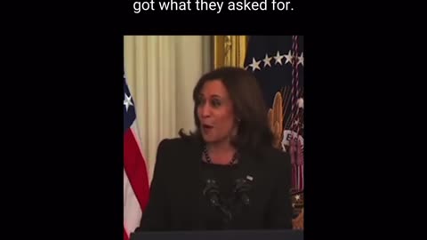 Kamala Harris laughing at your pain We are witnessing evil