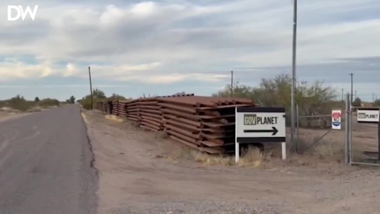 DW Reports Biden and Mayorkas are selling off Border Wall Contruction Materials