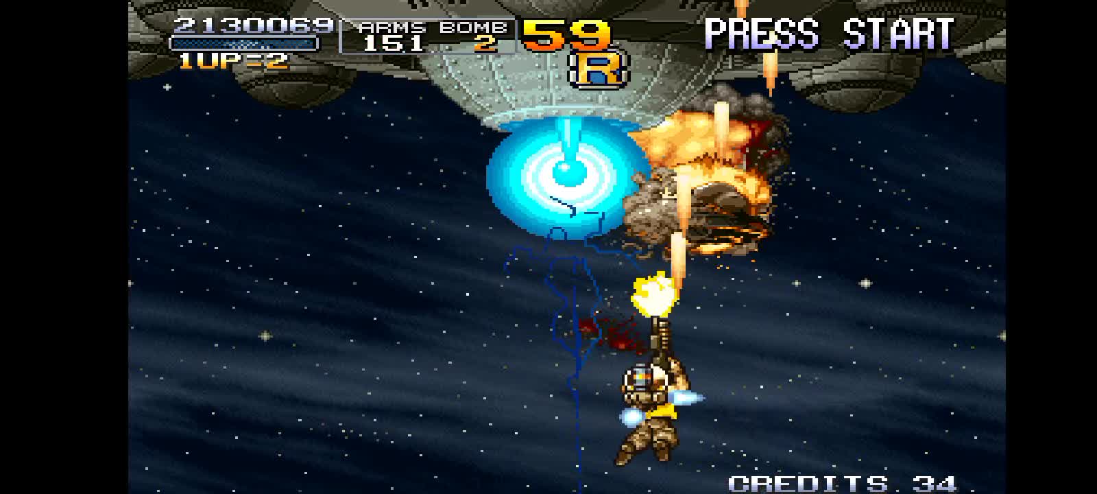 Zeroing Metal Slug 3 arcade version with the character (ERI).