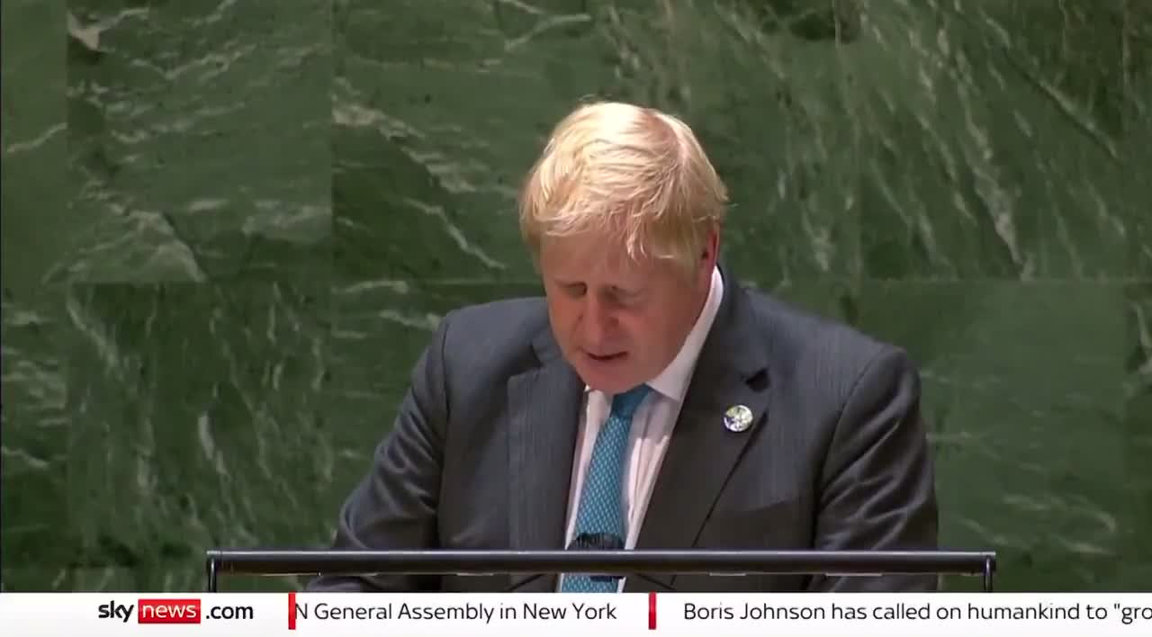 Watch Bojo quote Kermit at UNGA