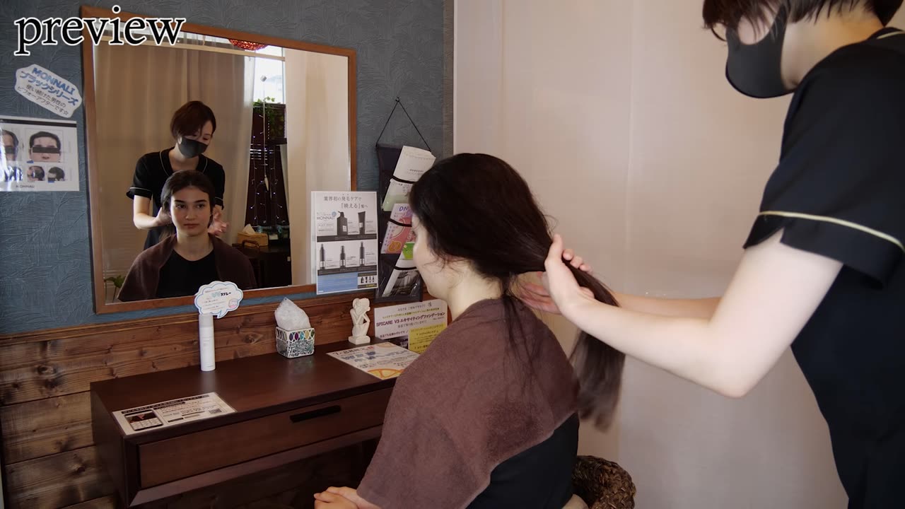 I went to SCALP cleaning SCALP Spa in Japan, Soft spoken (asmr)