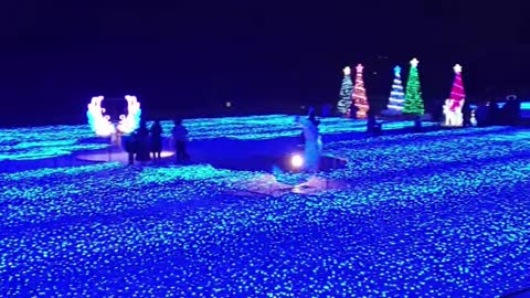 Asia Korea Busan LED sea beautiful scenery Elsa Hotel View 3rd version