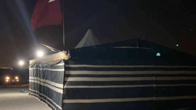 BlackTent in the desert