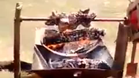 Mobile BBQ on the river
