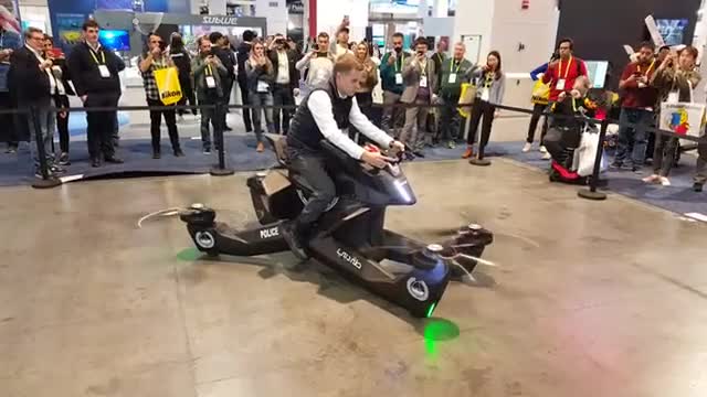 New technology, flying bike
