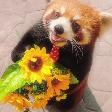 Bear brought you a present