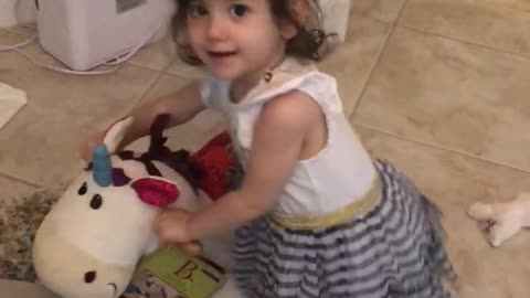 Milas and her gold shoes