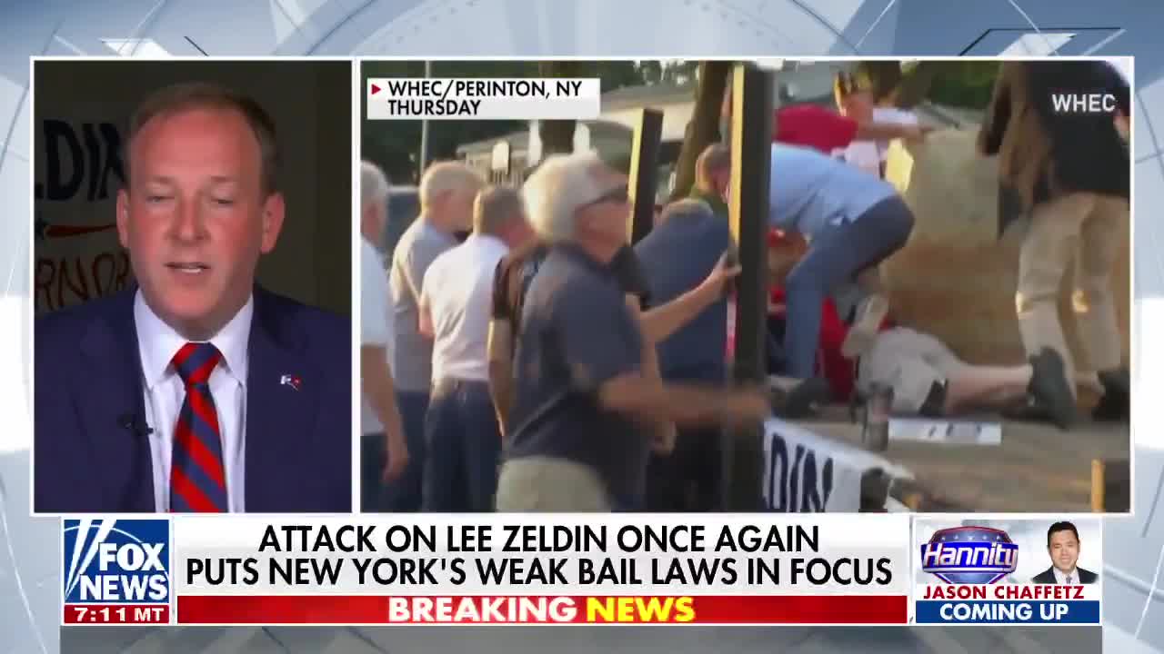 Lee Zeldin speaks out after rally attack