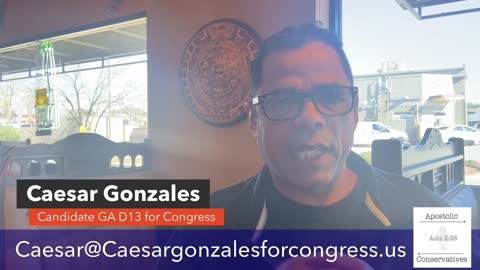 Epic interview with Rocket Scientist Caesar Gonzales for GA D13 US Congress