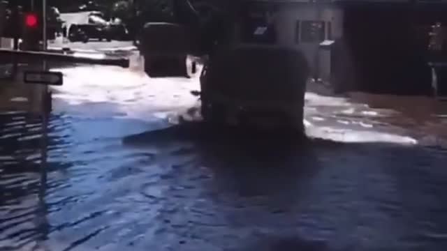 National Guard Seen Moving Into Flooded Philadelphia