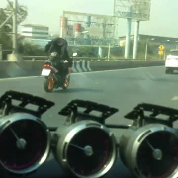 Batman Rides Through Bangkok