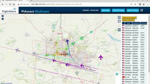 July 4th 2022 - time lapsed air trash for phoenix az