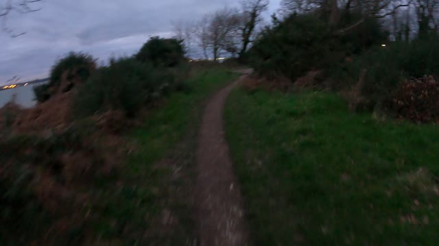 Riverside hiking speedlapse.