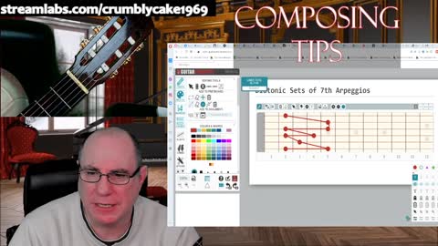 Composing for Classical Guitar Daily Tips: Diatonic Sets of 7th Arpeggios