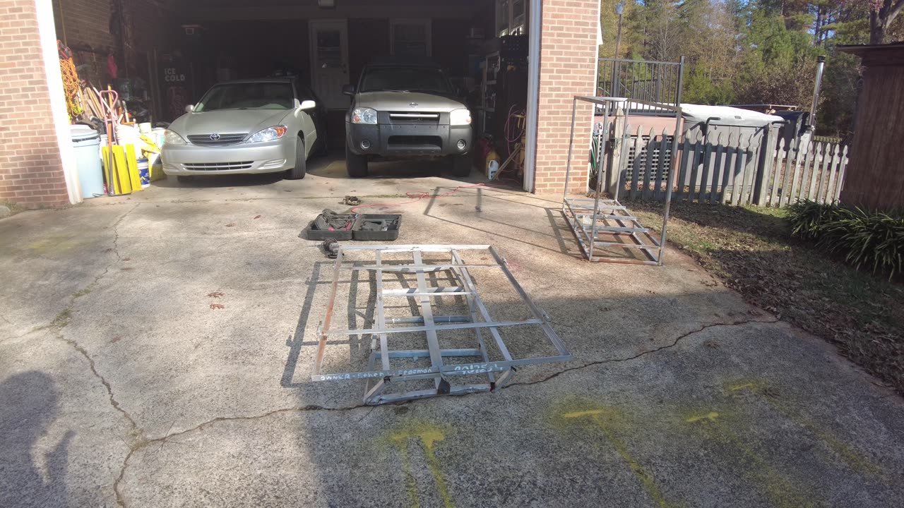 starting to rebuild the loading cart