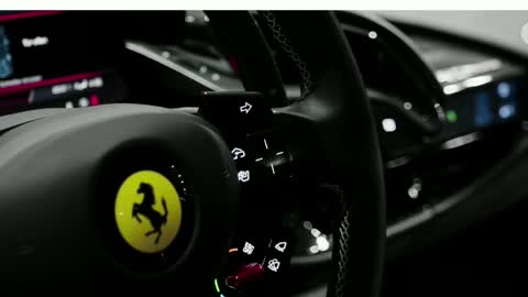 FERRARI SF90 WITH A MASSIVE V-8 ENGINE