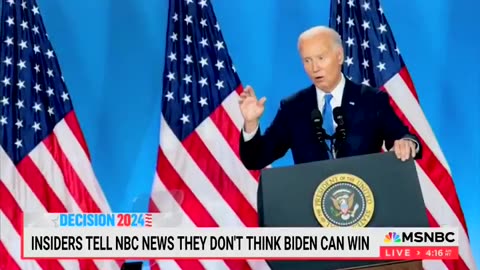 NBC News' Carole Lee: People around Biden are saying that this is not a winnable situation