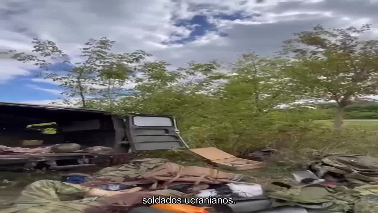 Los rusos intentaron escapar, pero hubo una emboscada de soldados ucranianos en el camino.