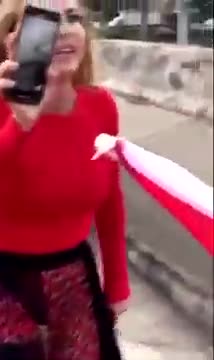 Democrat KAREN going nuts on a highway against a Trump Supporter