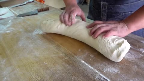 Taiwanese Traditional Pastry Making Maste-Charcoal grilled biscuits