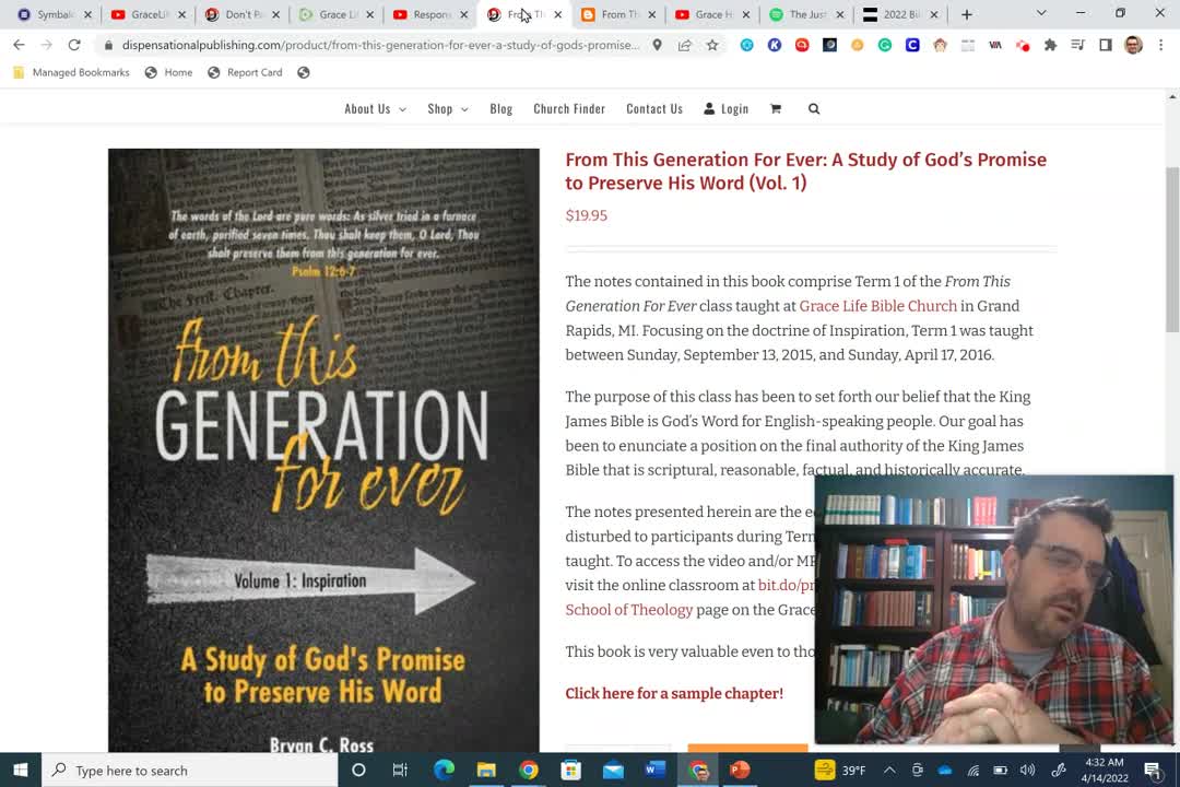 From This Generation For Ever Book Announcement