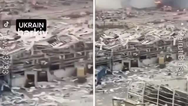 "Ukraine War Footage" Actually Old Footage of Beruit Bombing