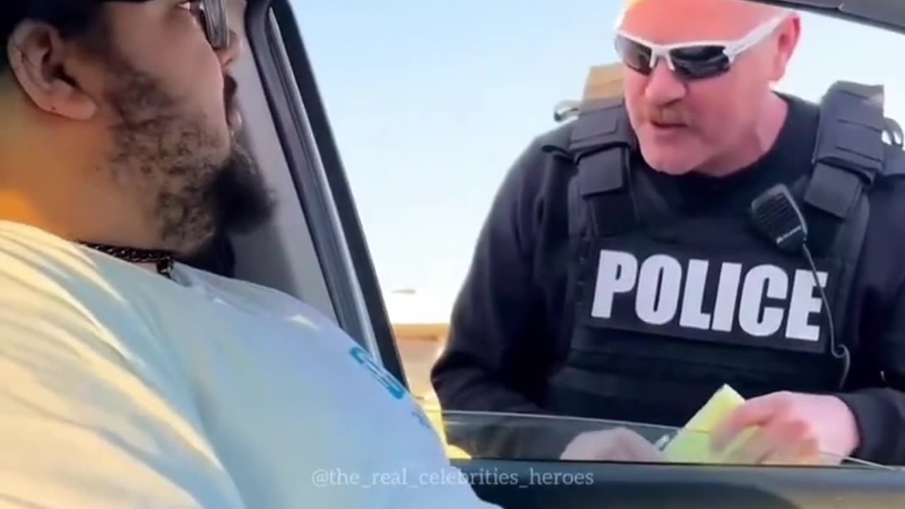 Cop Gives Liberal A Chance
