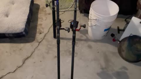 Surf fishing rod and reels