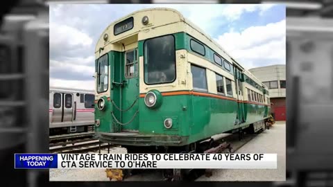 CTA offering vintage Blue Line railcar rides on Sunday from O'Hare International Airport