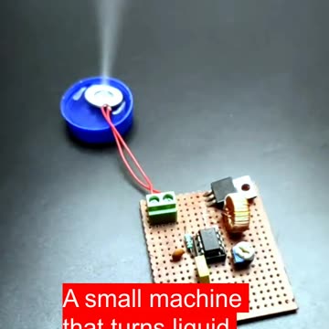 A small Circuit that turns liquid medicine into a mist called Nebulizer