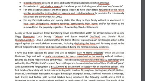 Leaked Docs On Permament Lockdown of UK in 3 weeks!