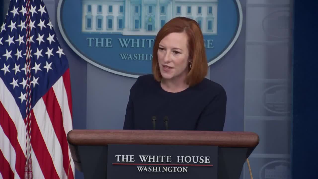 Press Secretary Jen Psaki defends Biden violating the D.C. mask mandate