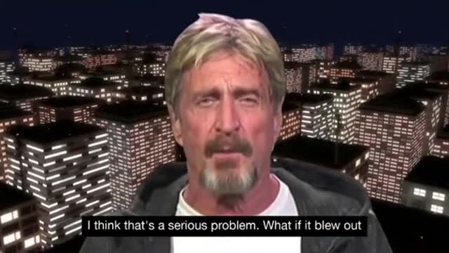 World Blackout! worse than a nuclear war # johnmcafee