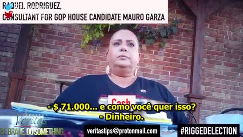 Rodriguez foi exposta pelo Projeto Veritas enquanto ela se engajava na colheita de votos.