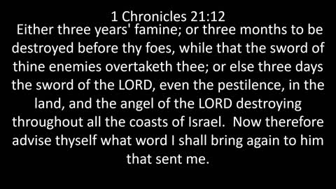 KJV Bible 1st Chronicles Chapter 21