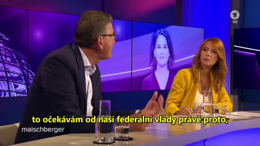 Německý první televizní program k blížící se porážce Ukrajiny